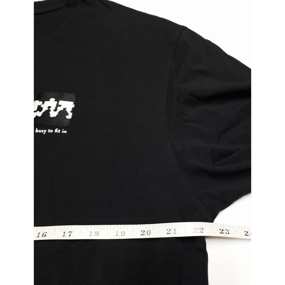 Zara Man Puzzle Piece Too Busy To Fit In Graphic T-Shirt XL NWOT Next Level - Picture 3 of 9
